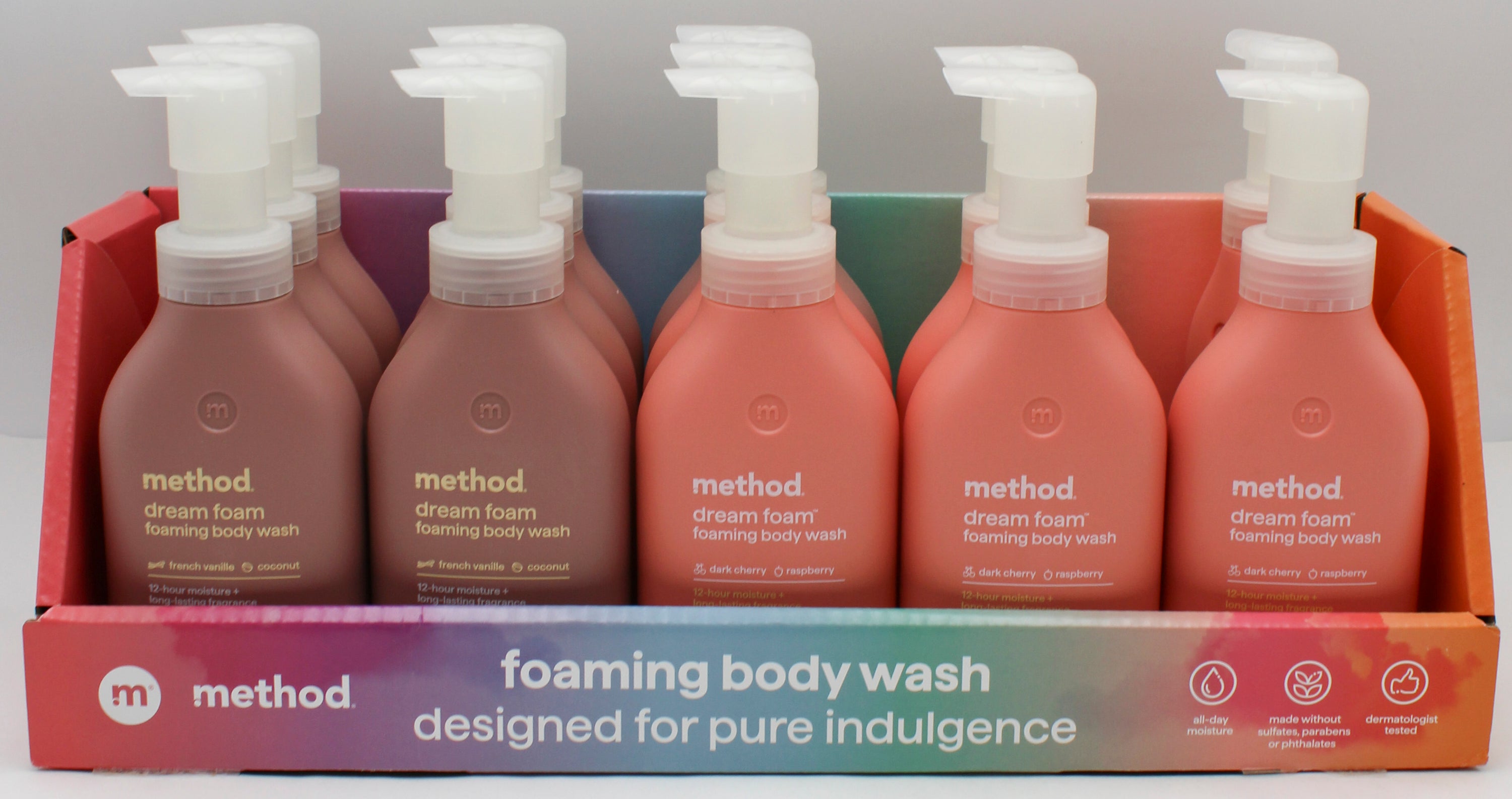 METHOD FOAMING BODY WASH MIXED PDQ