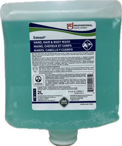 SP SCJ PROFESSIONAL ESTESOL HAND, HAIR & BODY WASH 2L /67.6oz (EXP:09/30/2027)