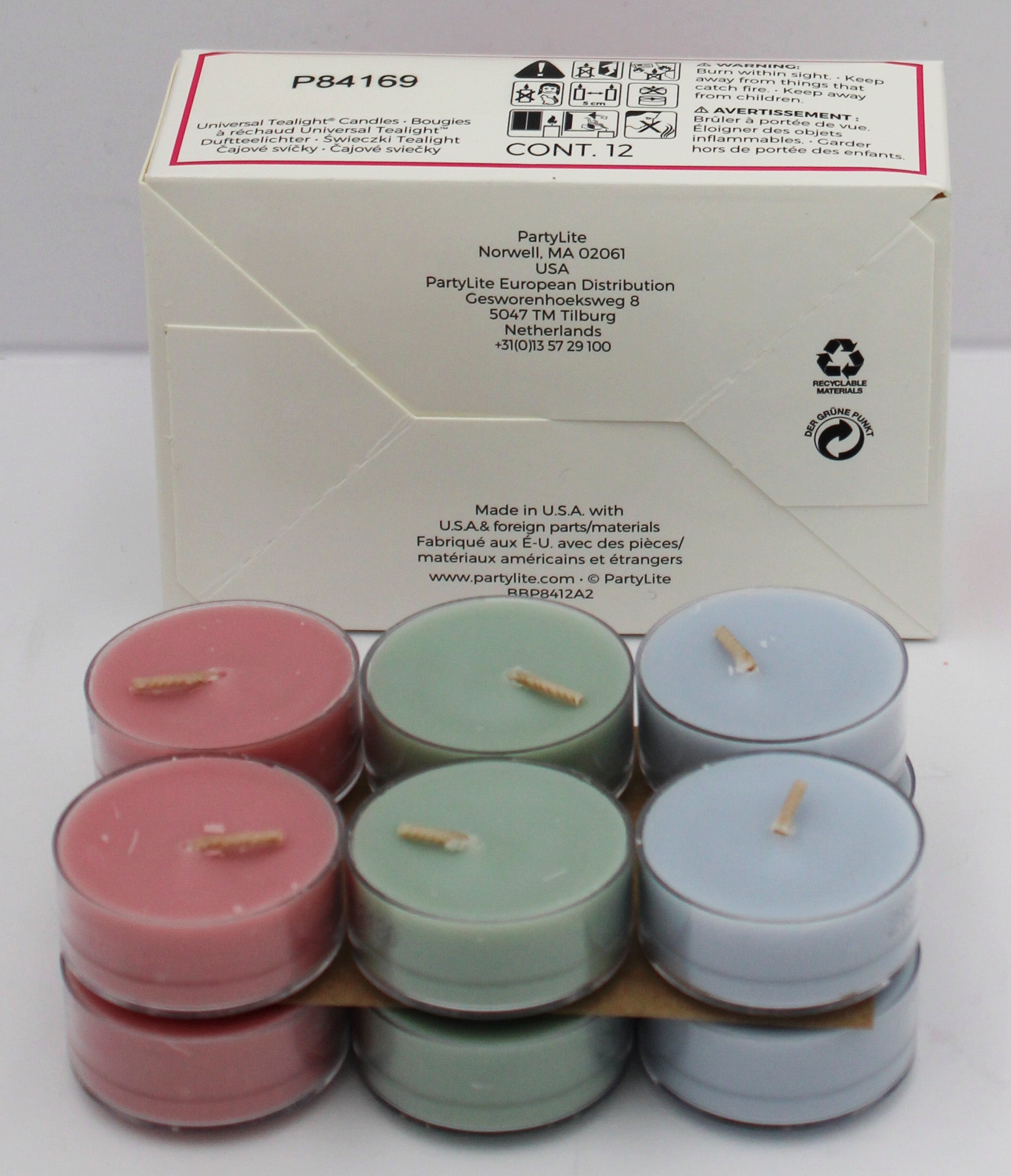 PARTYLITE WINTER SOULSTICE 12-PIECE TEALIGHT SAMPLER