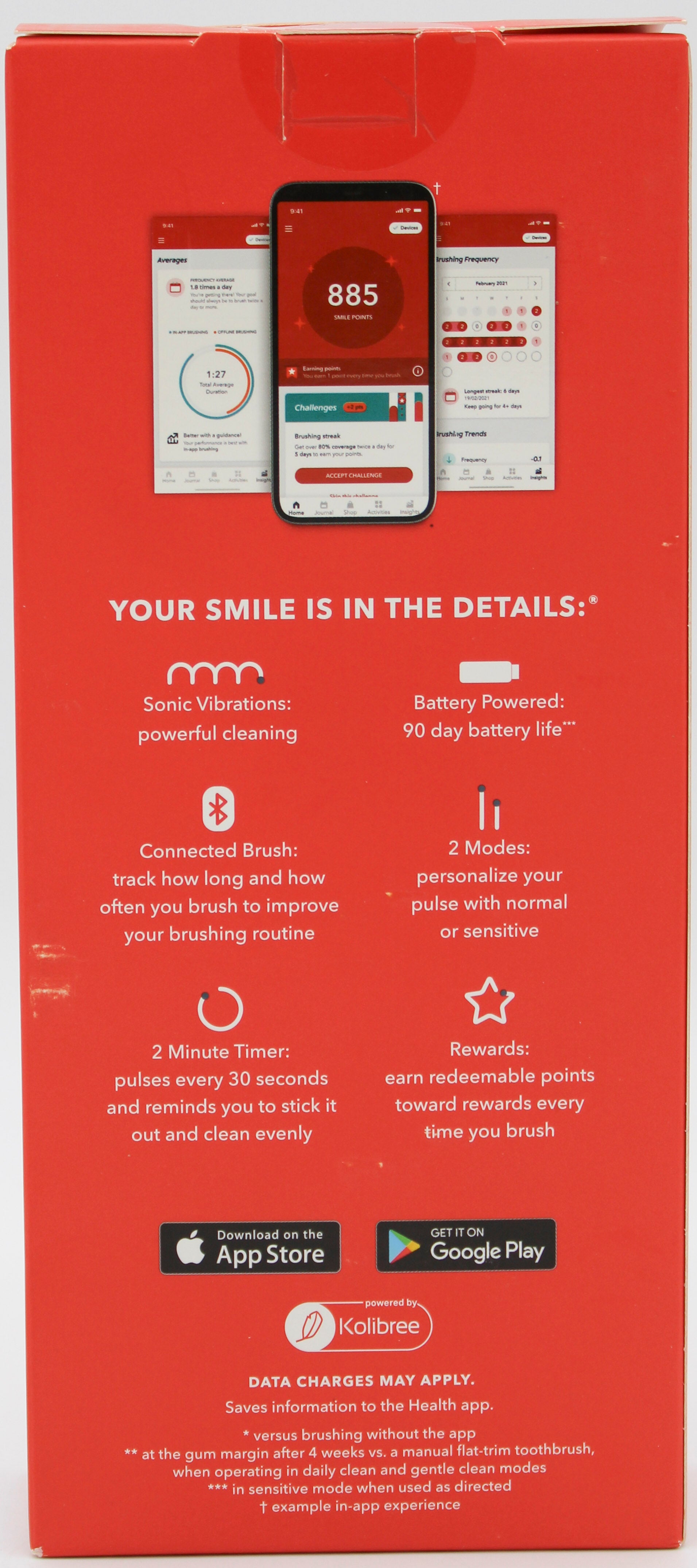 COLGATE HUM ELECTRIC TOOTHBRUSH STARTER KIT DISPLAY NI