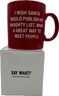 NAUGHTY LIST MUG 20oz