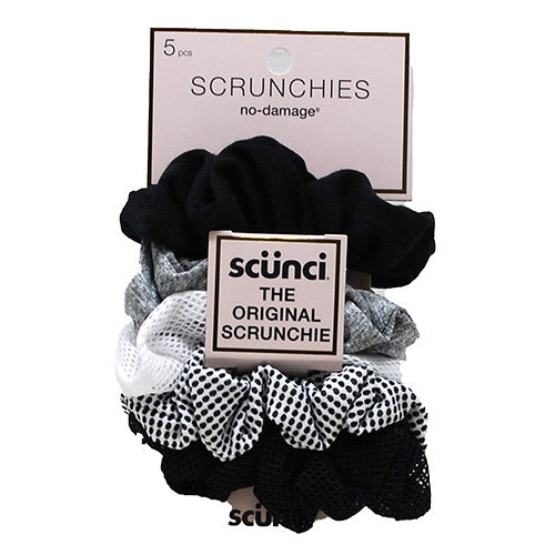 SCUNCI SCRUNCHIES 5CT ASST/NI