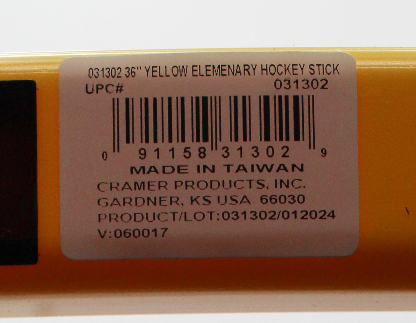 CRAMER 36" ELEMENTARY HOCKEY STICK – YELLOW