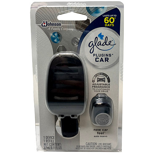 GLADE CAR FSHNR W/RFLL .11oz-NEWCAR