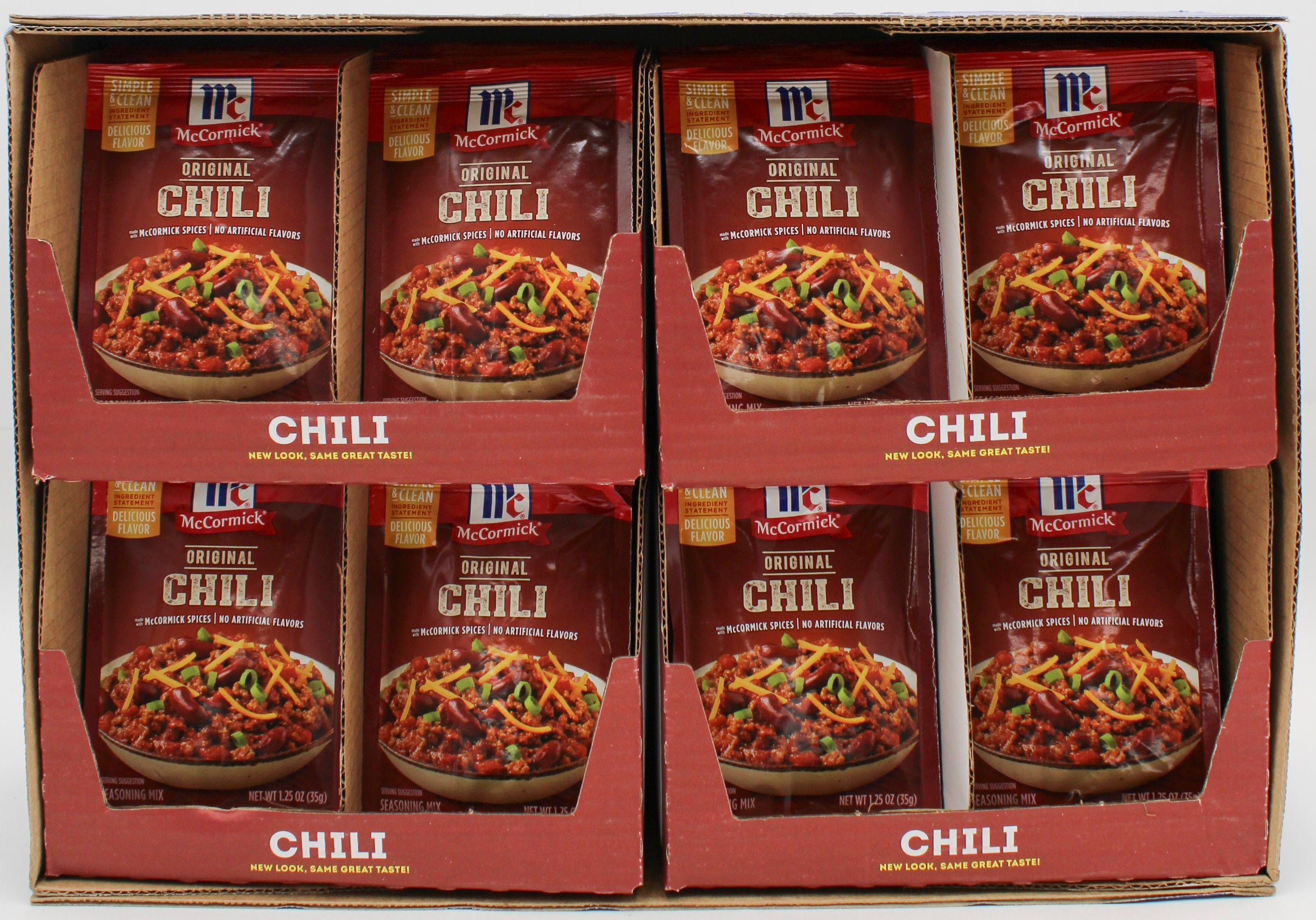 MCCORMICK ORIGINAL CHILI SEASONING 1.25 Oz BB 10/4/2026