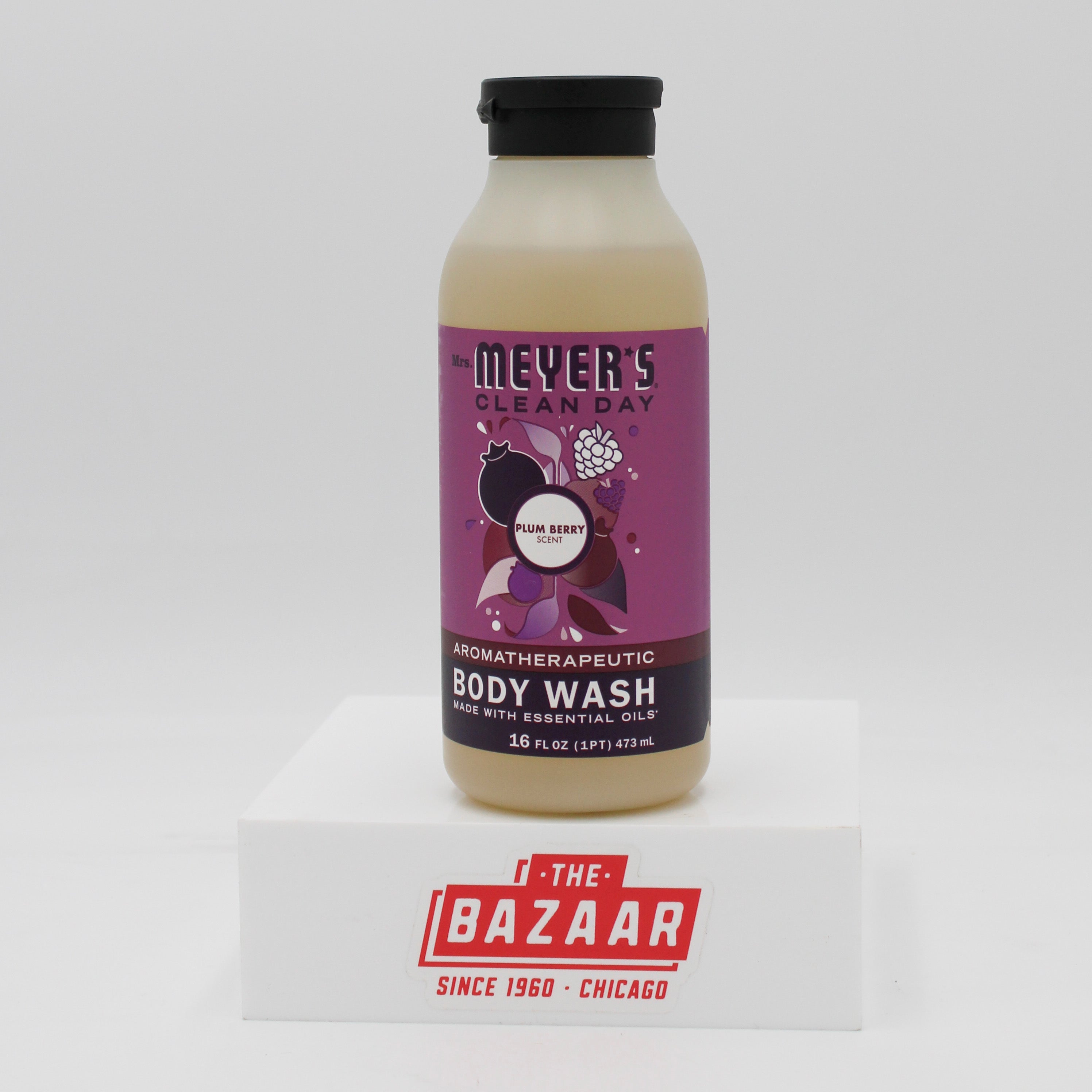 MRS MEYERS BODY WASH PLUMBERRY 16oz US.