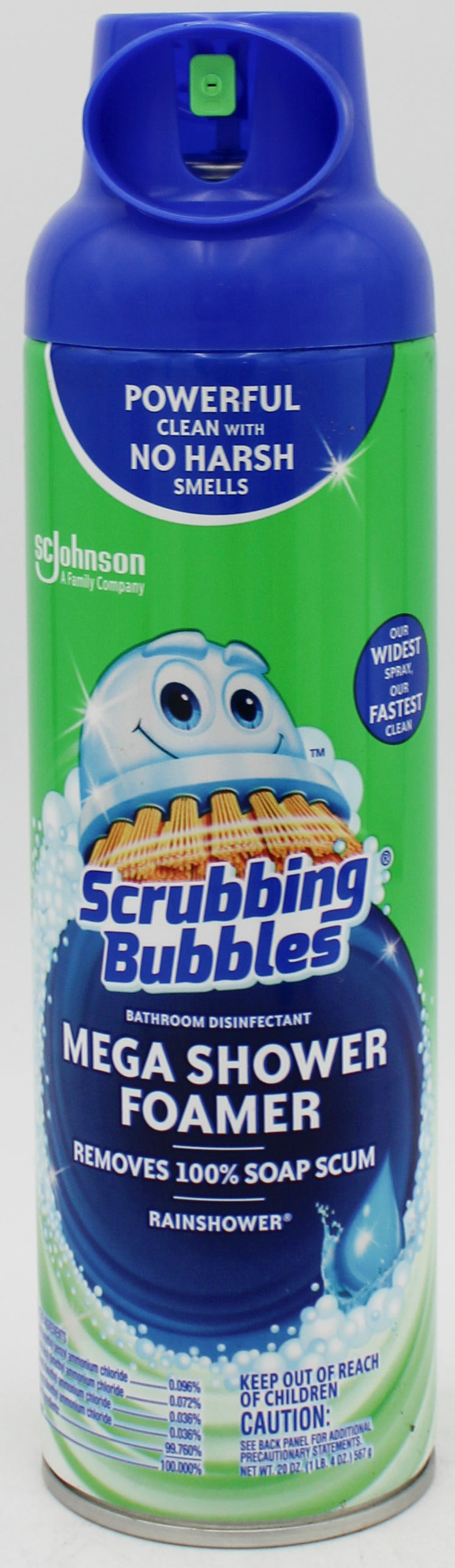 SP SCRUB.BUBBLES MEGA SHOWER FOAMER 20oz RAINSHOWER
