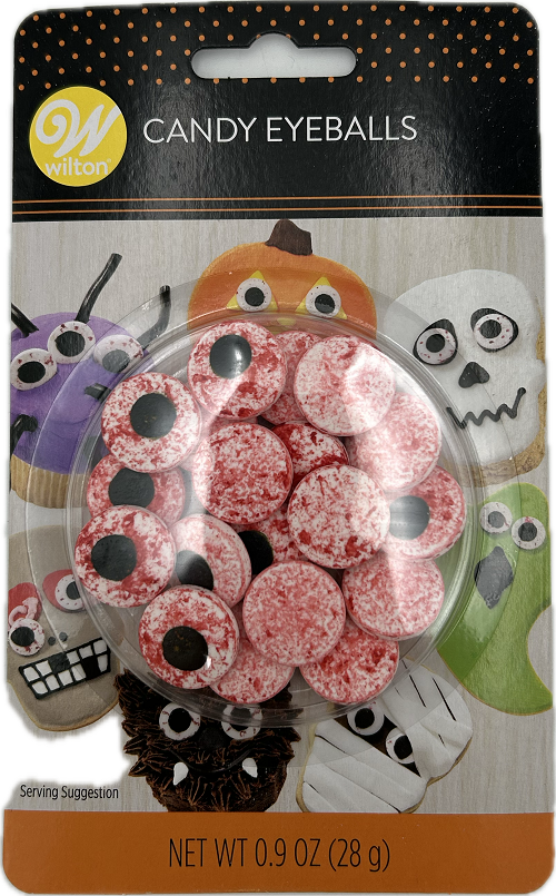 HALLOWEEN CANDY EYEBALLS RED VEIN 1 OZ NI BEST BUY: 11/2025