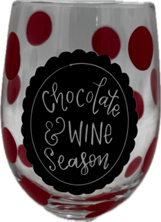 CHOCOLATE & WINE - WINE GLASS 14.7oz