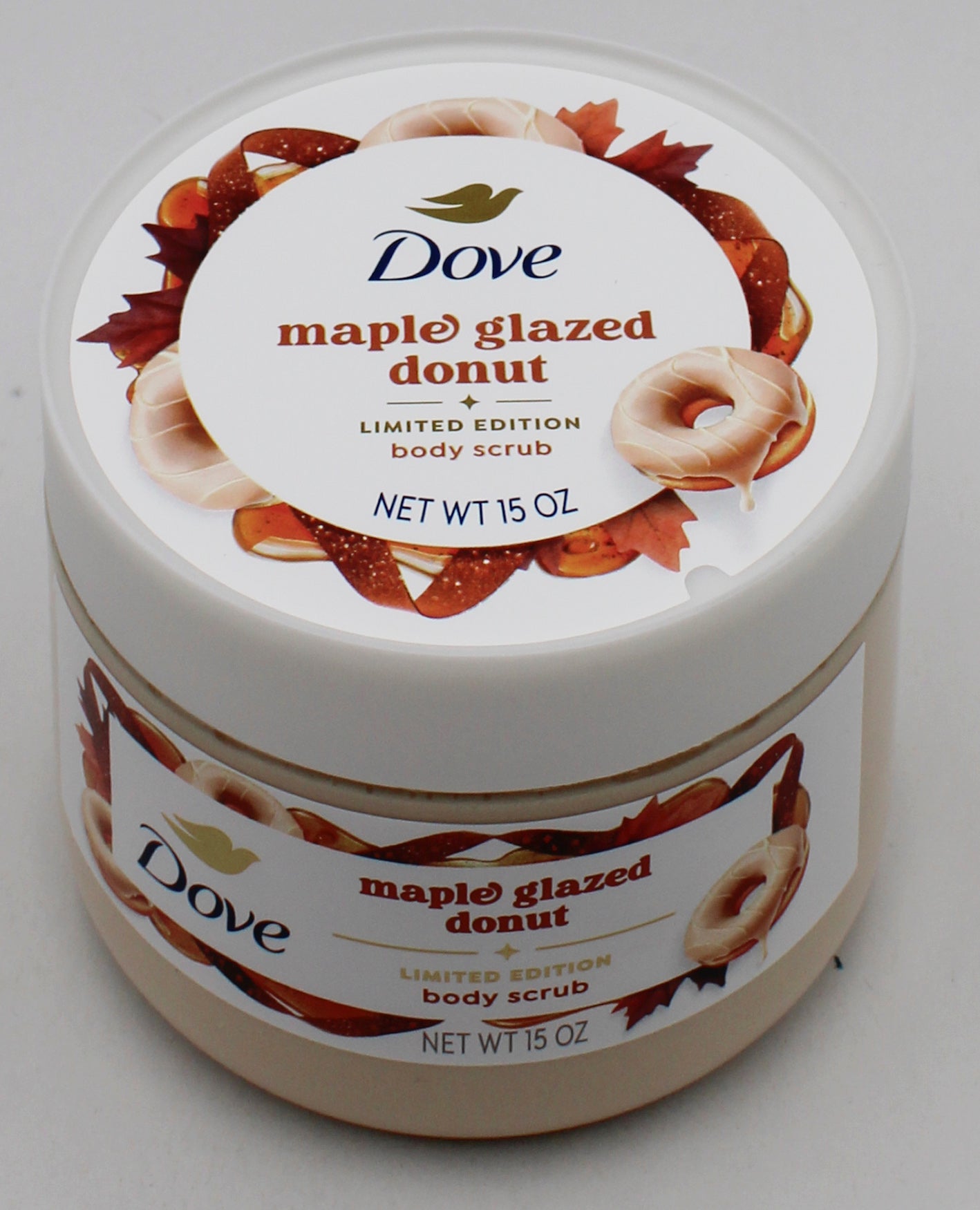 DOVE BODY SCRUB MAPLE GLAZED DONUT 15oz