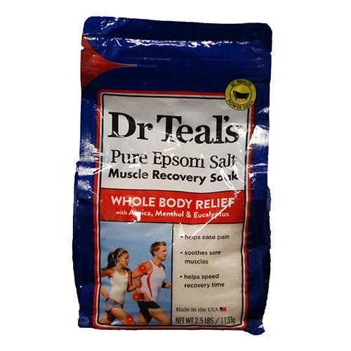 SP DR TEAL'S PURE EPSOM SALT 2.5 lbs WITH ARNICA,MENTHOL & EUCALYPTUS NI