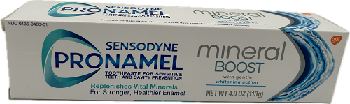 SENSODYNE PRONAMEL MINERAL BOOST WHITENING TOOTHPASTE 4oz EXP 1/14/26 -  NI