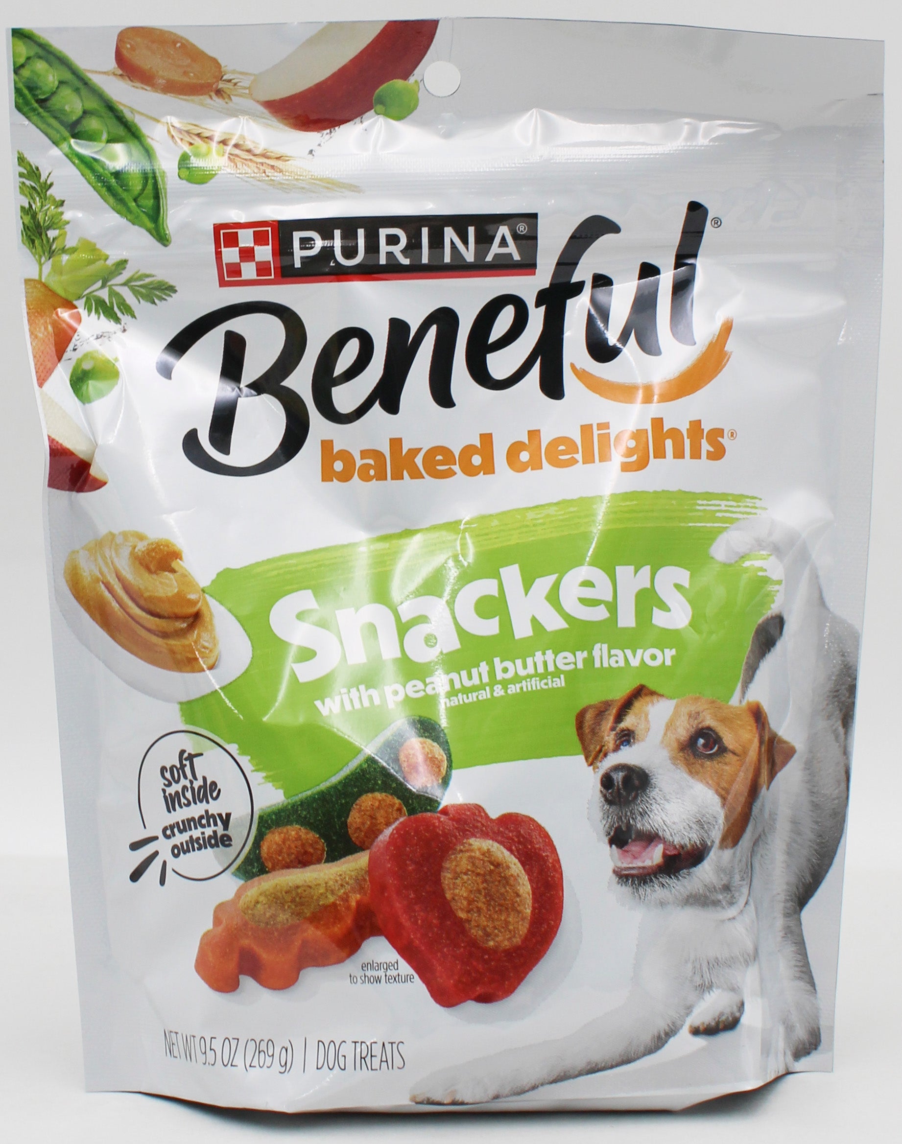 PURINA BENEFUL BAKED SNACKERS PEANUT BUTTER 9.5oz BB 10.31.2026 NI