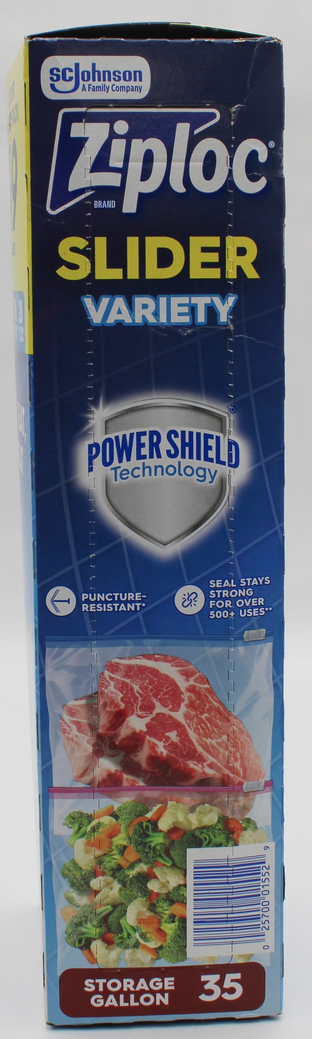 SP ZIPLOC BAGS SLIDER STORAGE 35CT GALLON (IMPERFECT)