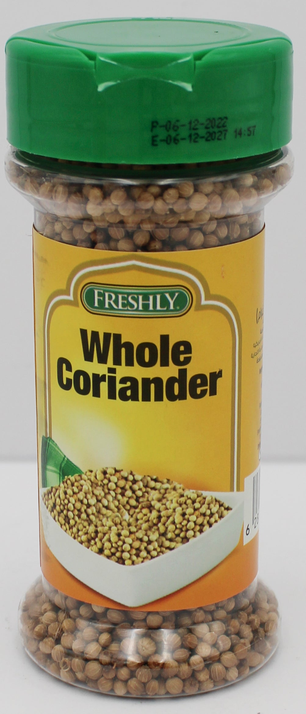FRESHLY WHOLE CORIANDER 1.80 OZ BB 12/6/27