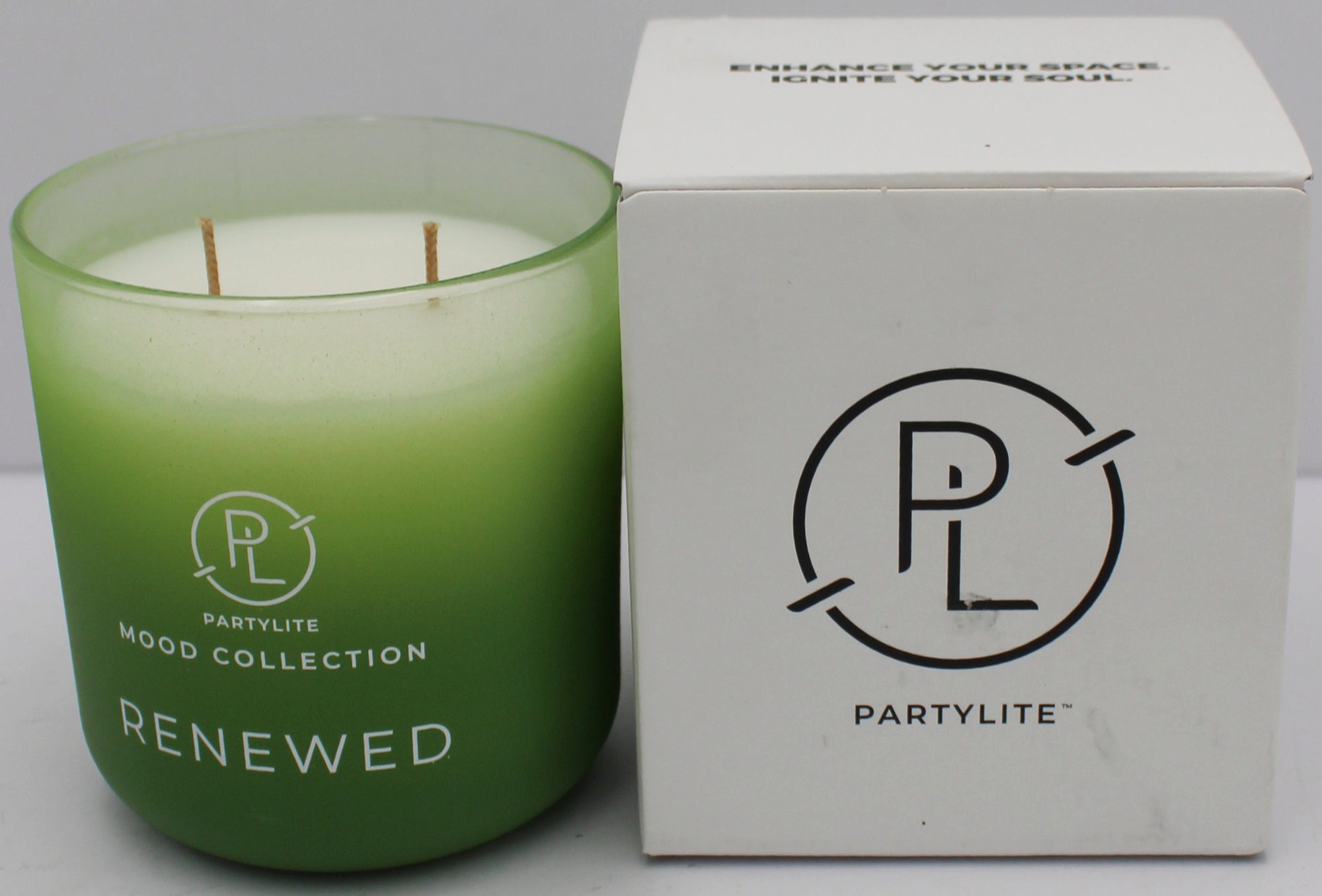 PARTYLITE RENEWED OMBRE JAR CANDLE (MOOD) 8.6oz