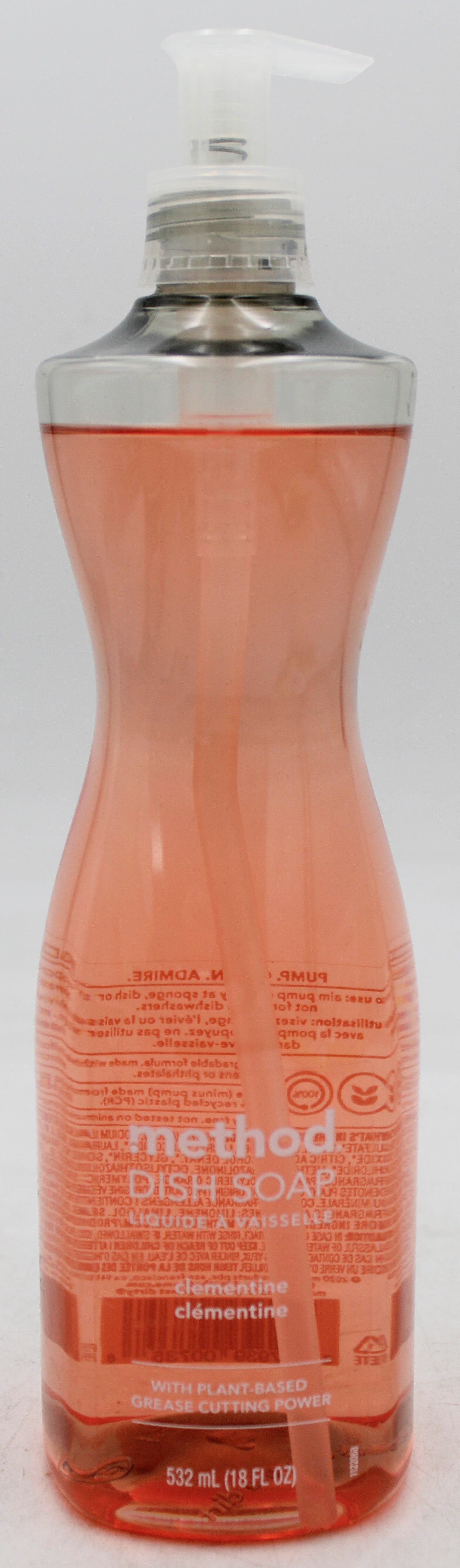 SP METHOD PUMP DISH SOAP 18oz CLEMENTINE