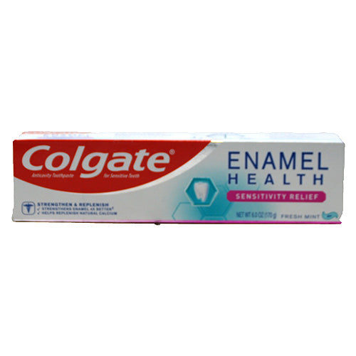 COLGATE T/PASTE ENAMEL HEALTH 6fl oz-FRESH MINT EXP 9/23 NI