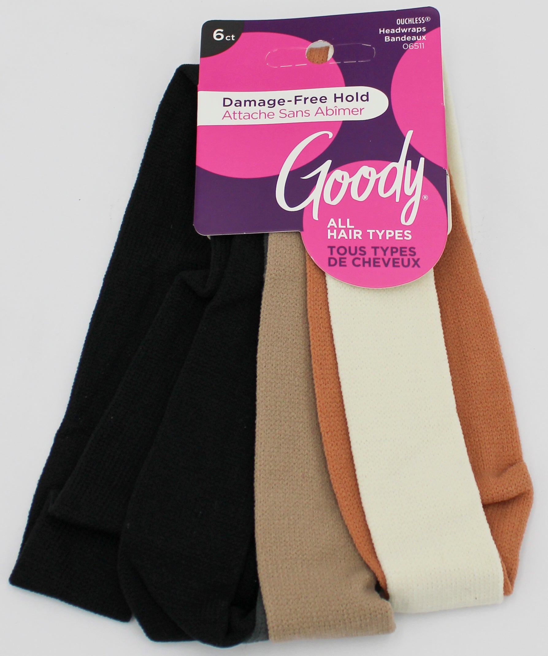 GOODY 6ct HEADWRAPS-NI