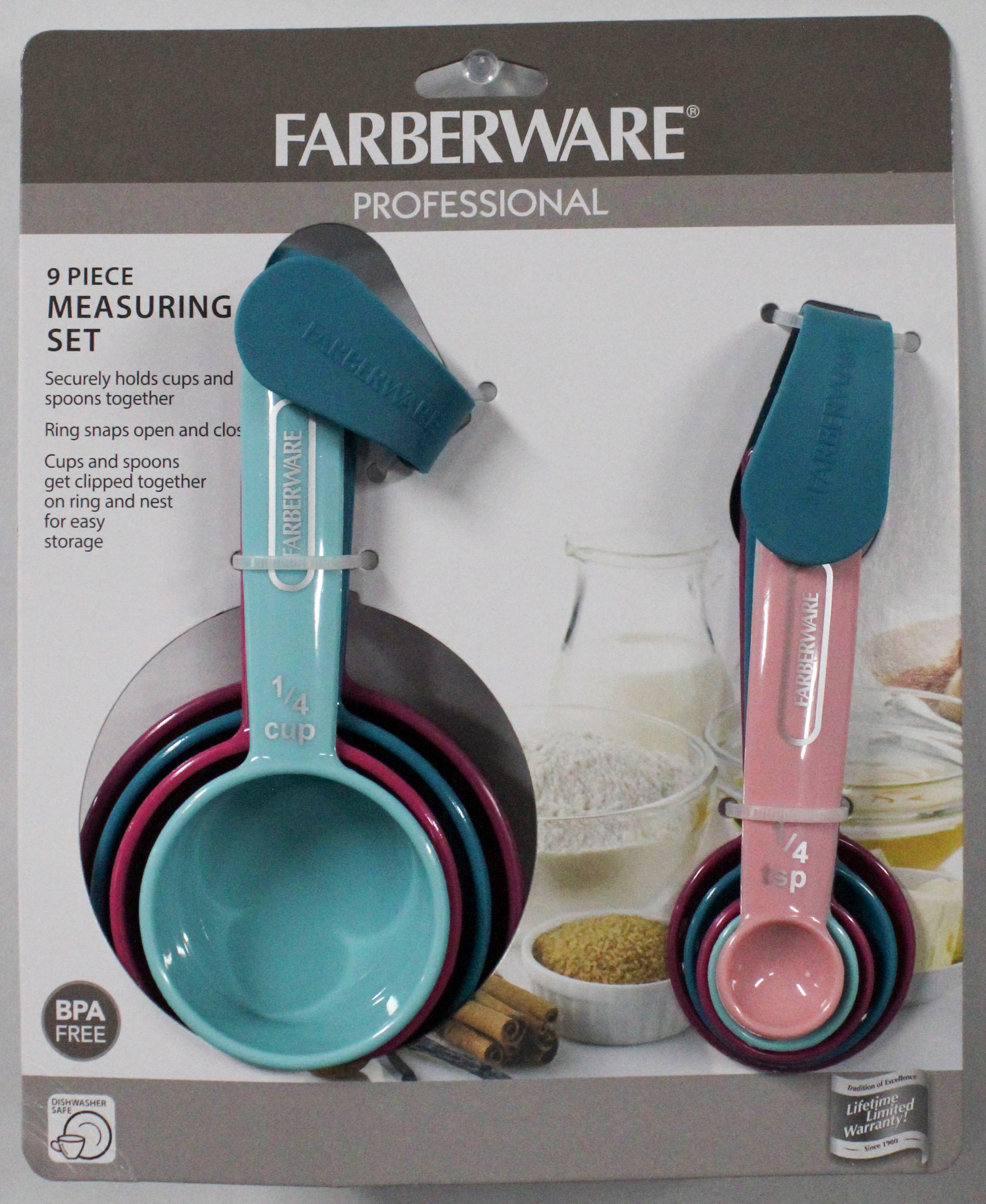 FARBERWARE MEASURING SPOON AND CUP SET ASST NI