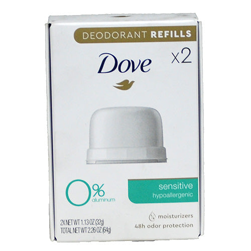 DOVE DS SENSITIVE REFILL 1.13oz/2CT EXP 1/24