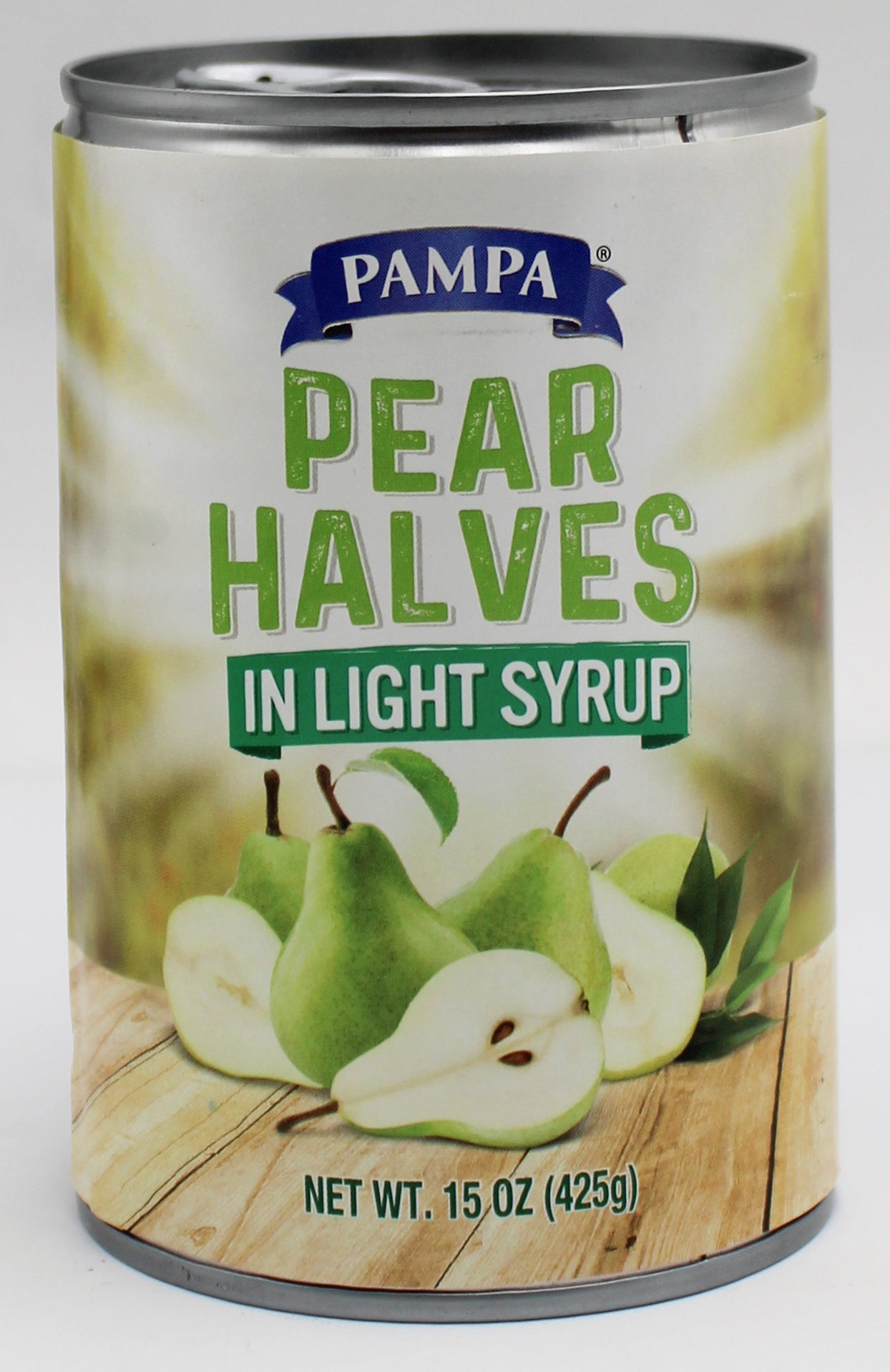 Pampa Pear Halves in Light Syrup 15oz Can