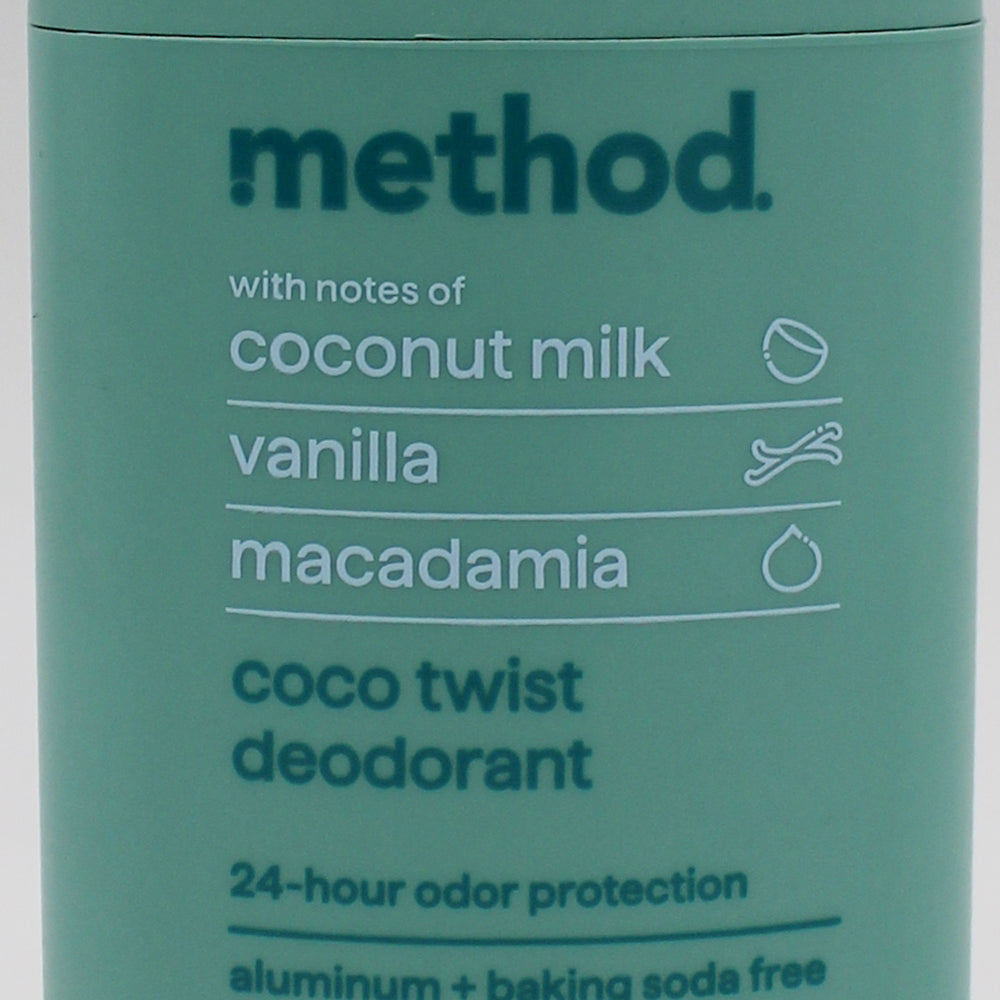 METHOD DEODORANT COCONUT TWIST 2.65oz US