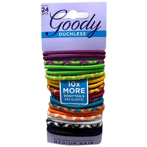 Goody Ouchless Hair Elastics 24-Pack