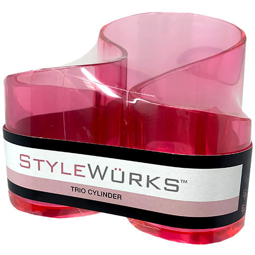 TRIO CYLINDR MAKEUP BRUSH ORGNZR-NI