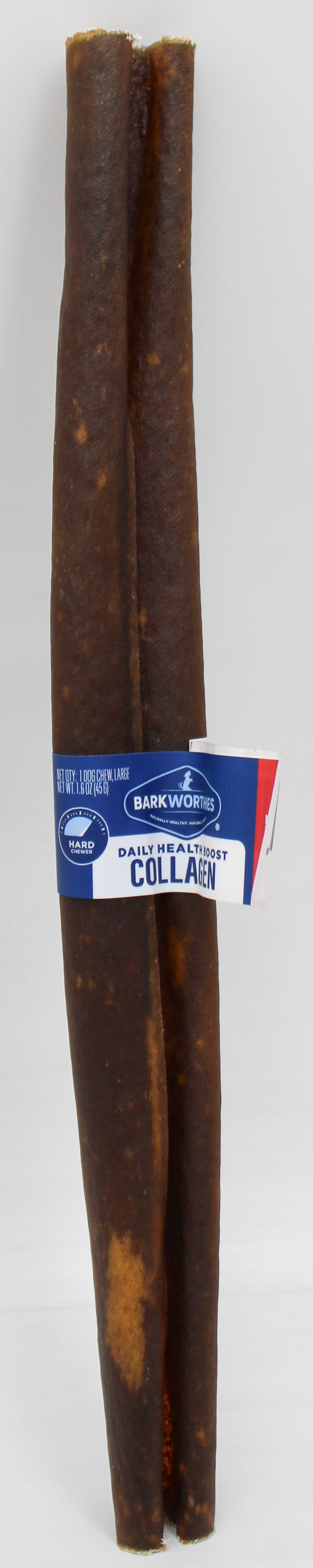 BARKWORTHIES 12" DHB COLLAGEN BEEF STICK 1PK BB 9/1/2027