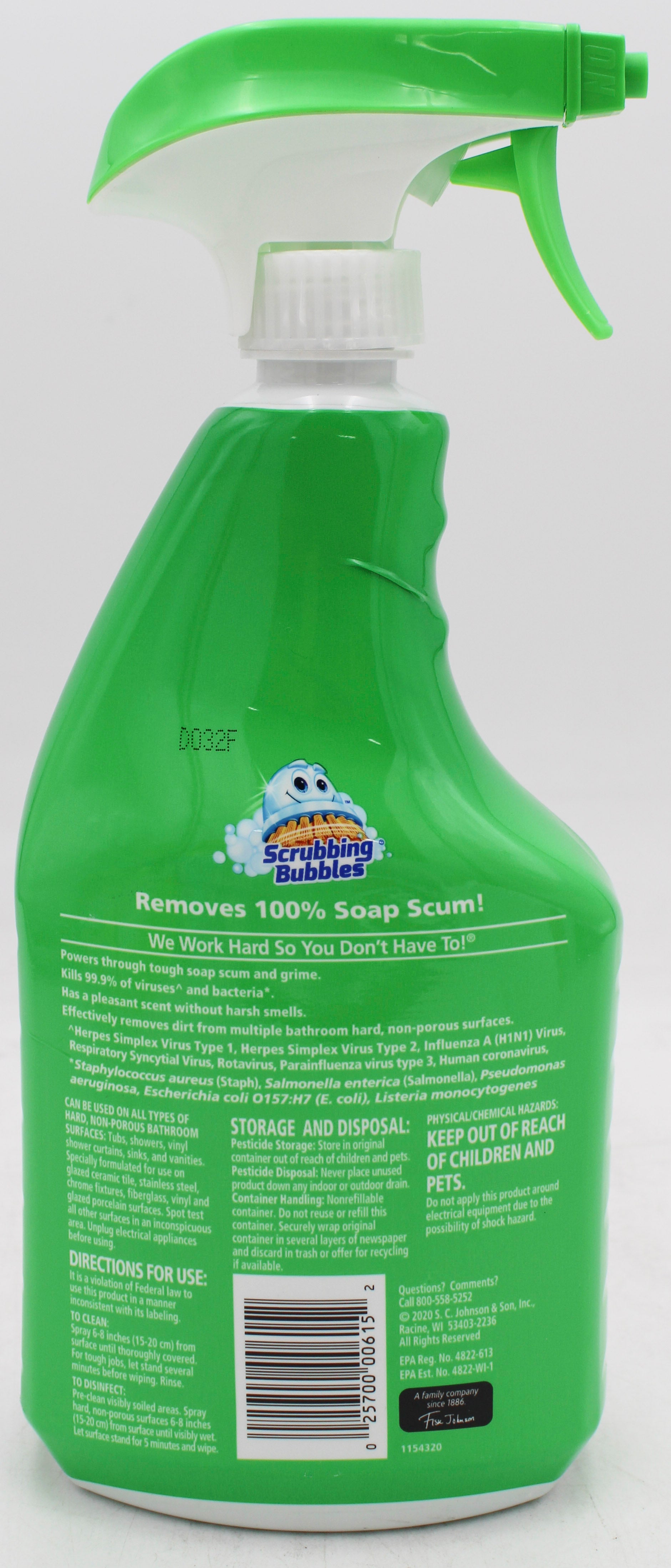 Scrubbing Bubbles Bathroom Grime Fighter 32oz Petal Paradise