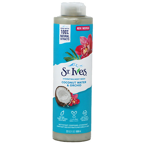 ST.IVES BODY WASH 22oz-COCONUT/ORCH
