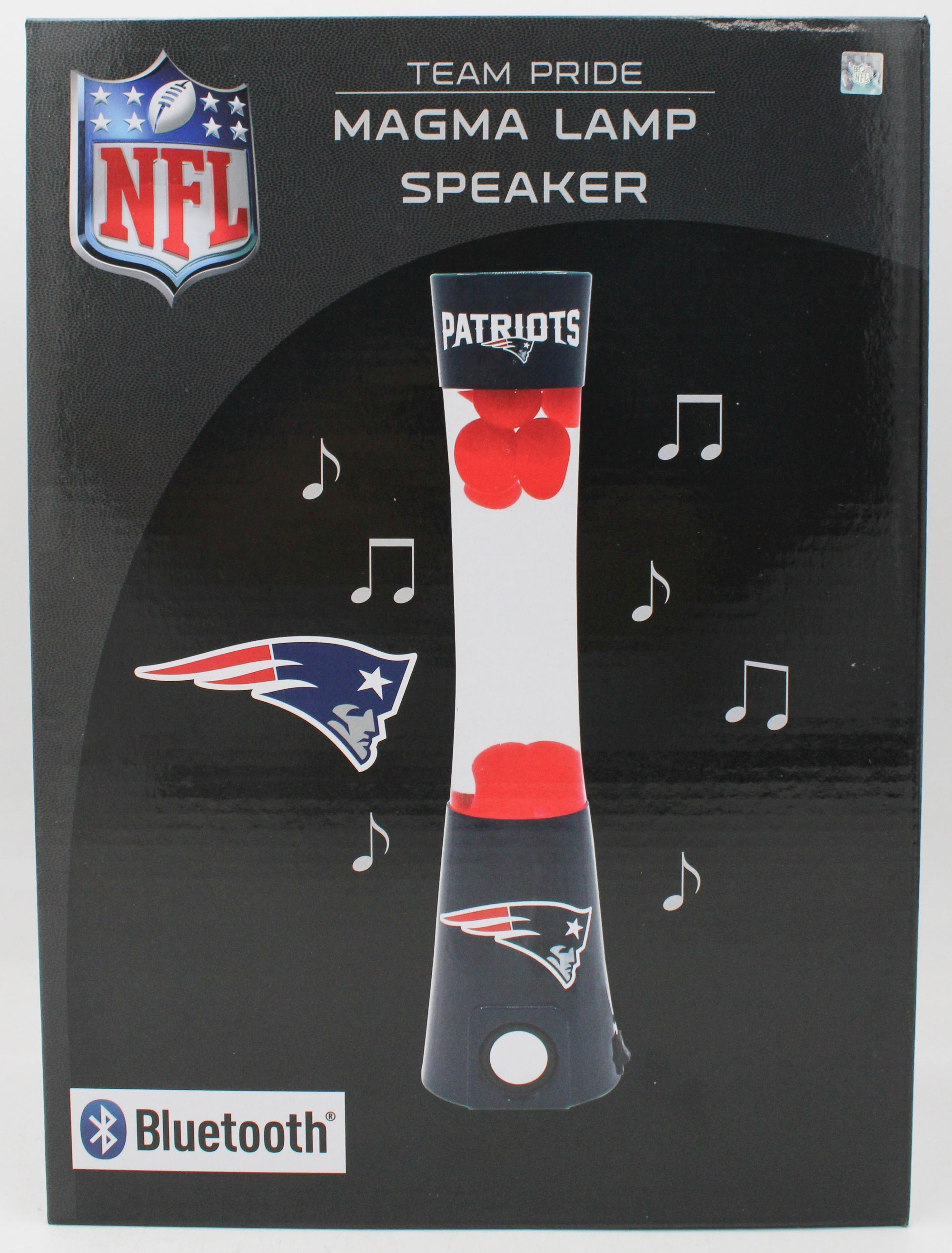 OFFICIALLY LICENSED NEW ENGLAND PATRIOTS MAGMA LAMP SPEAKER 16.5"