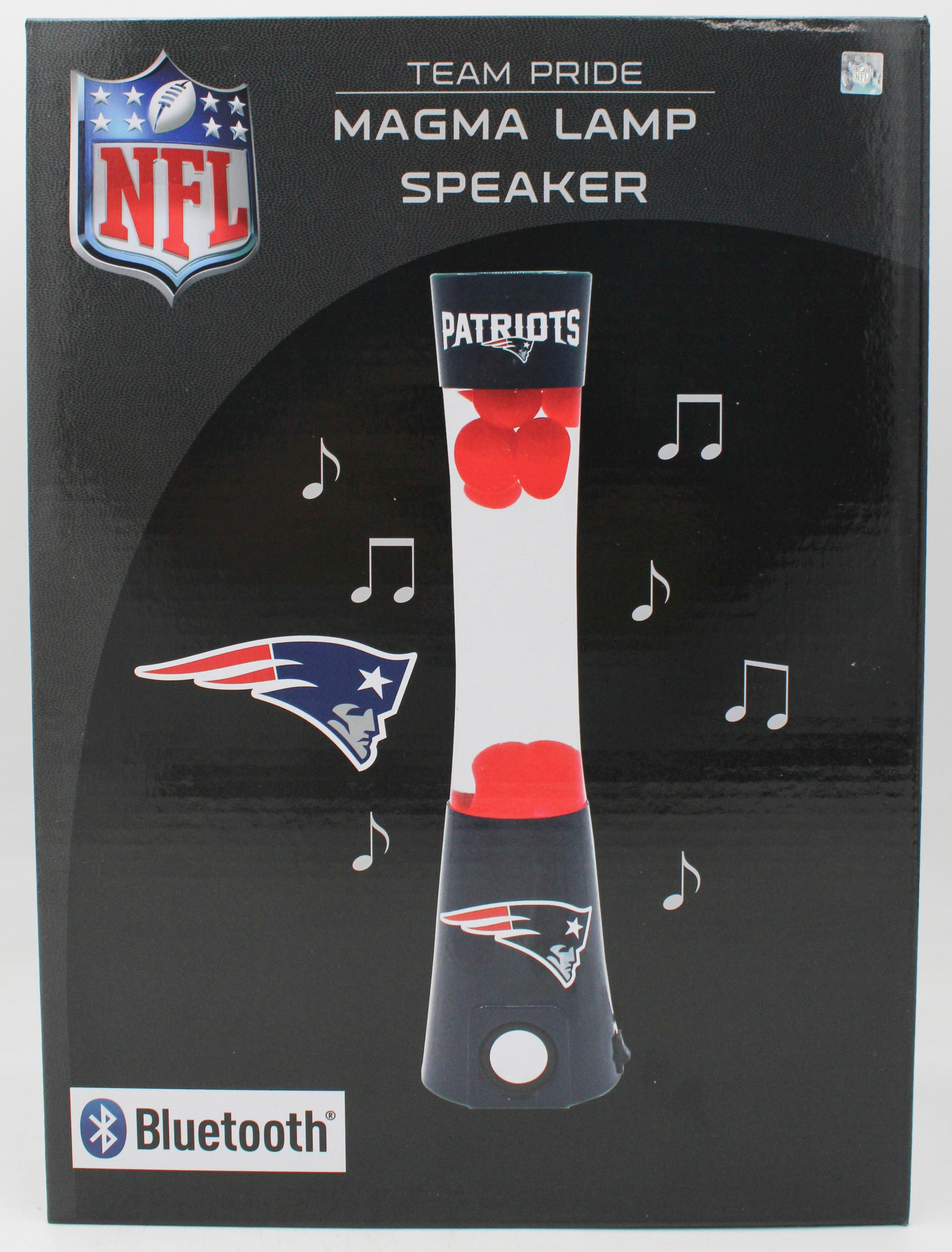 NFL NEW ENGLAND PATRIOTS LAVA LAMP SPEAKER 16.5"