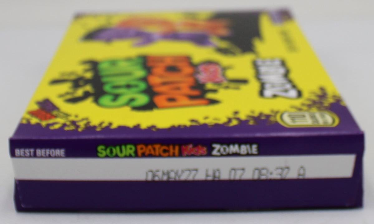 SOUR PATCH KIDS ZOMBIES SOFT & CHEWY CANDY, 3.5 OZ THEATER BOX - BB 5/6/2027