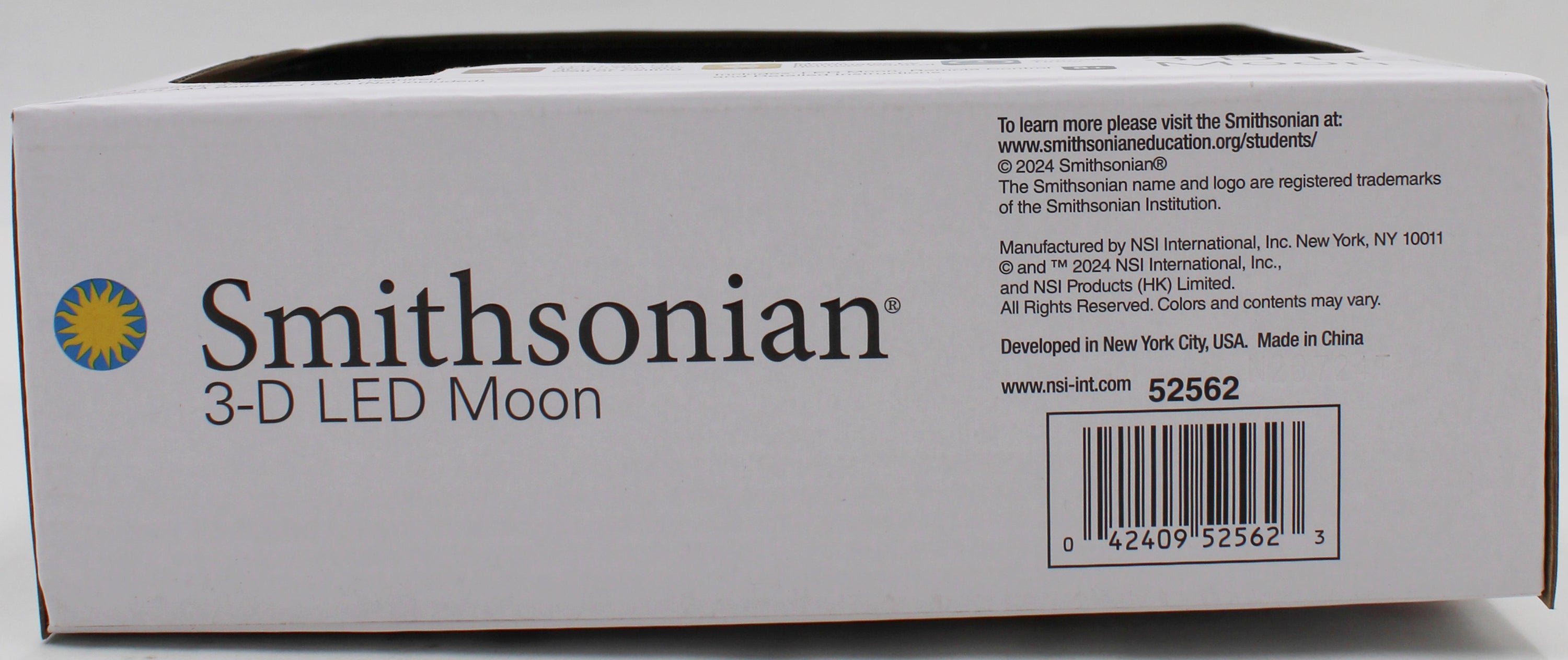 SMITHSONIAN 3-D LED CELESTIAL 7" MOON