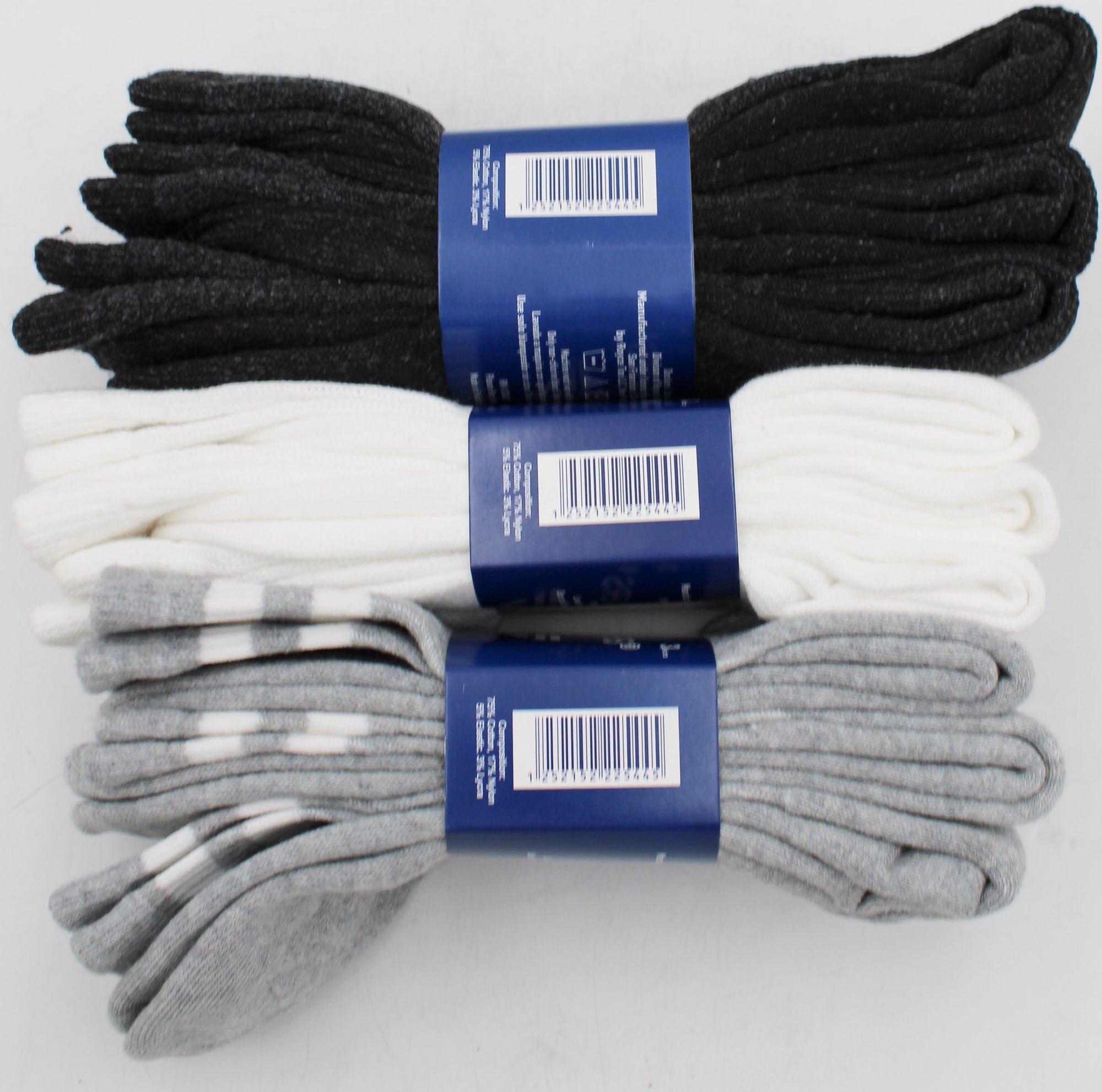 DOCKERS 3PK CREW SOCK - ASST COLORS NI