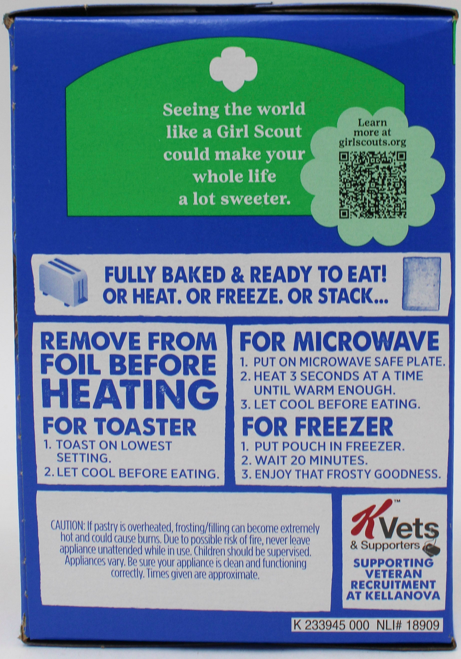 POP-TARTS FROSTED THIN MINTS GIRL SCOUT COOKIE FLAVOR 8ct 13.5 Oz NI BB 10/13/26