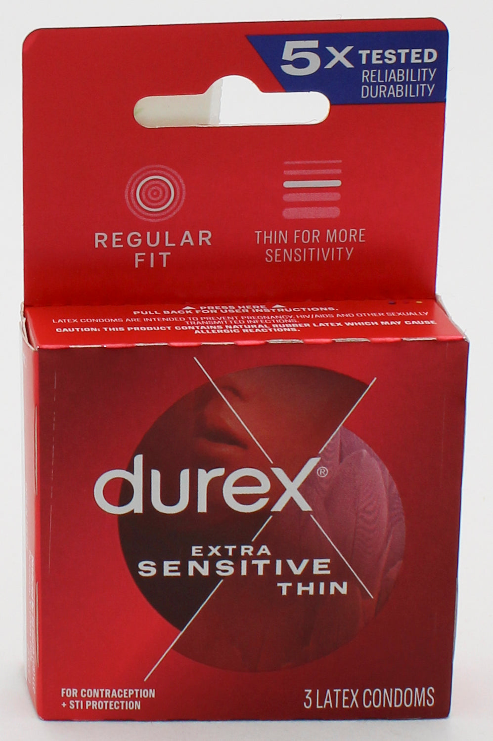 DUREX 3 PACK CONDOMS EXTRA SENSTIVE EXP 12/2027
