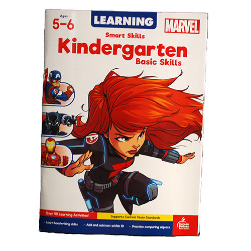 MARVEL LEARNING KINDERGARTEN BASIC SKILLS AGES 5-6/64 PAGES PP $4.99