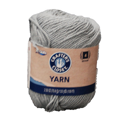 ARTSKILLS YARN GRAY 120YRDS 2.5OZ- 4 MED