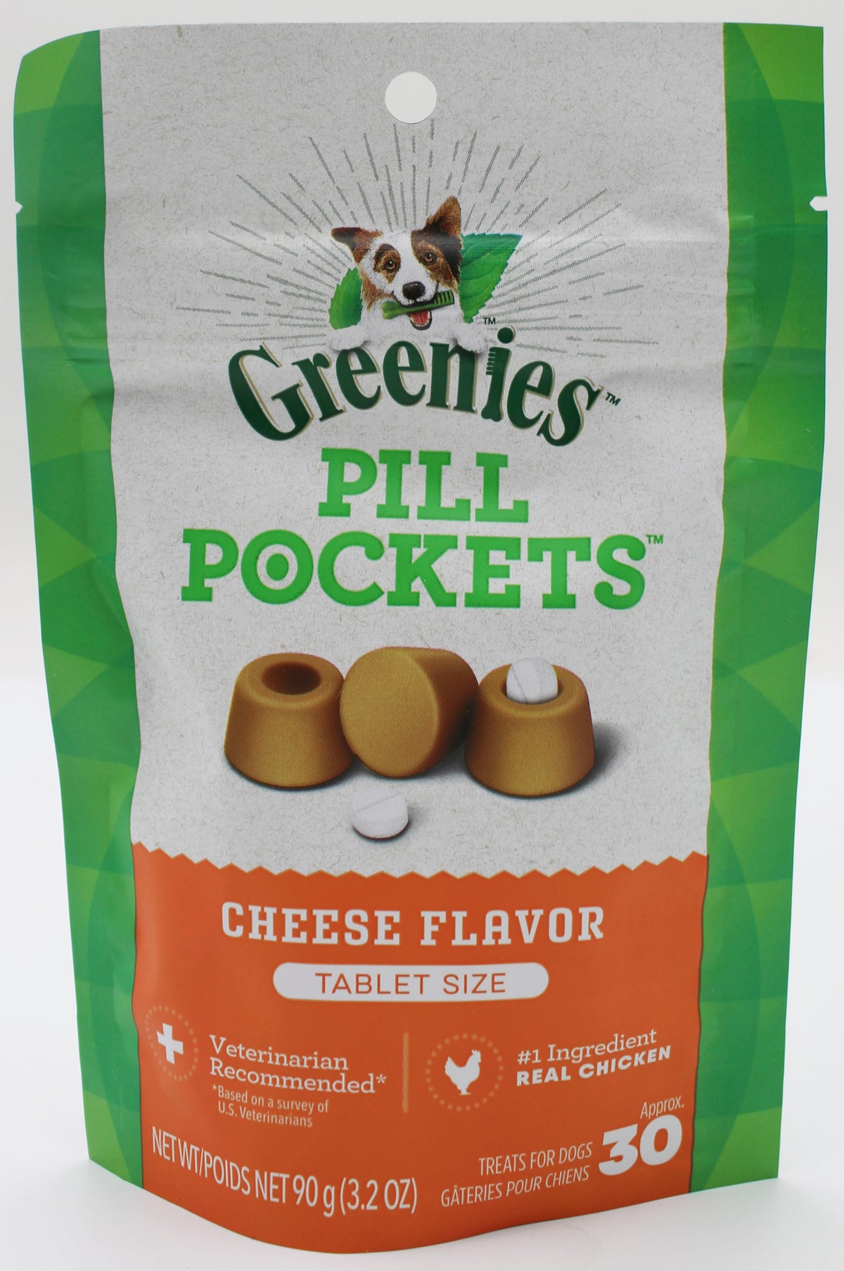 GREENIES PILL POCKETS CHICKEN 3.2oz BB 4/18/27