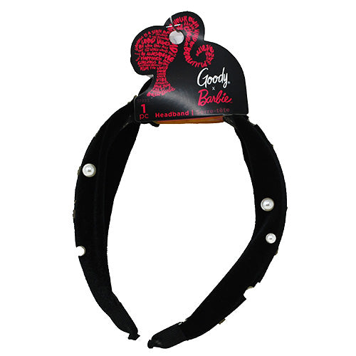 GOODY BARBIE PEARL HEADBAND-BLACK / NI
