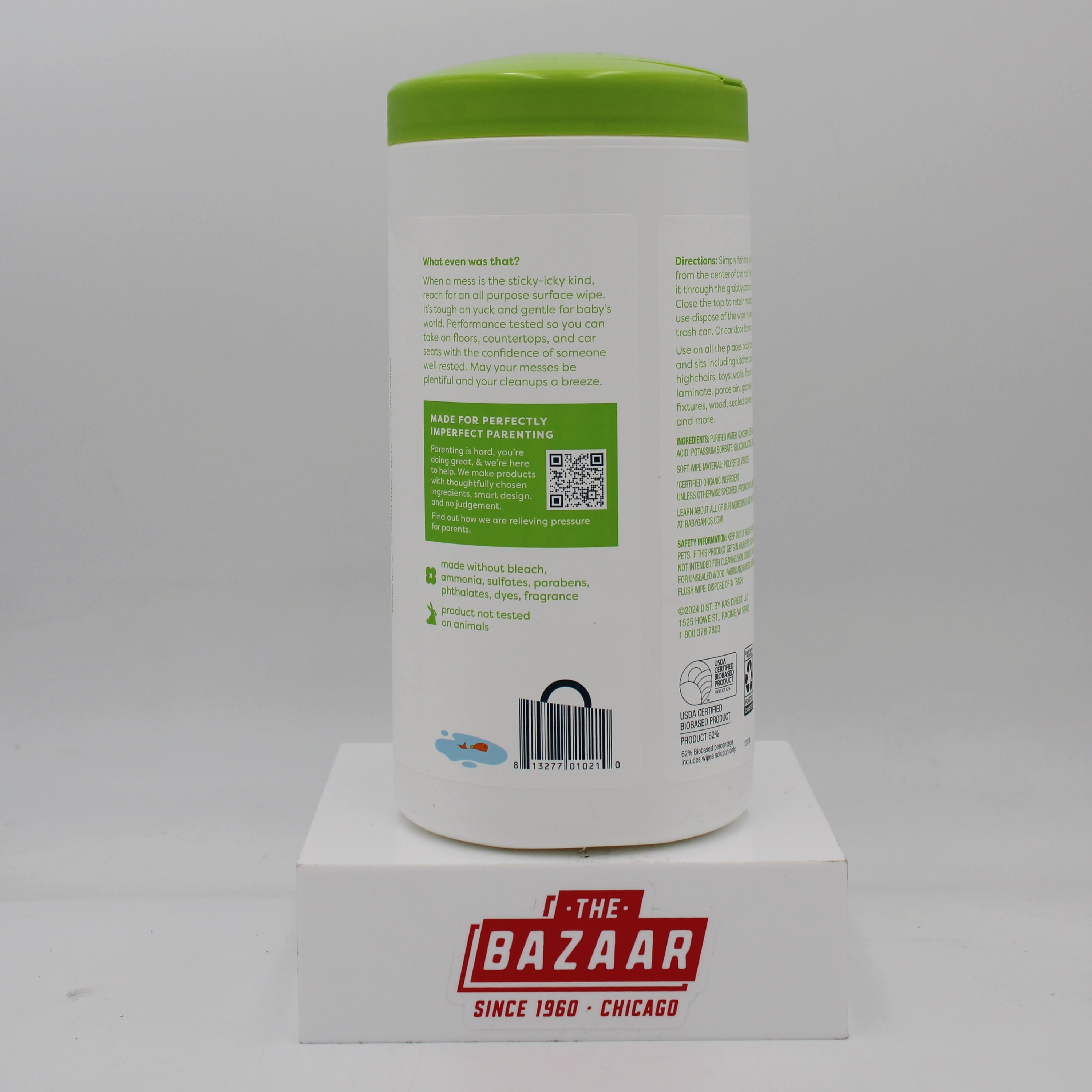 BABYGANICS ALL PURPOSE SURFACE WIPES 75ct