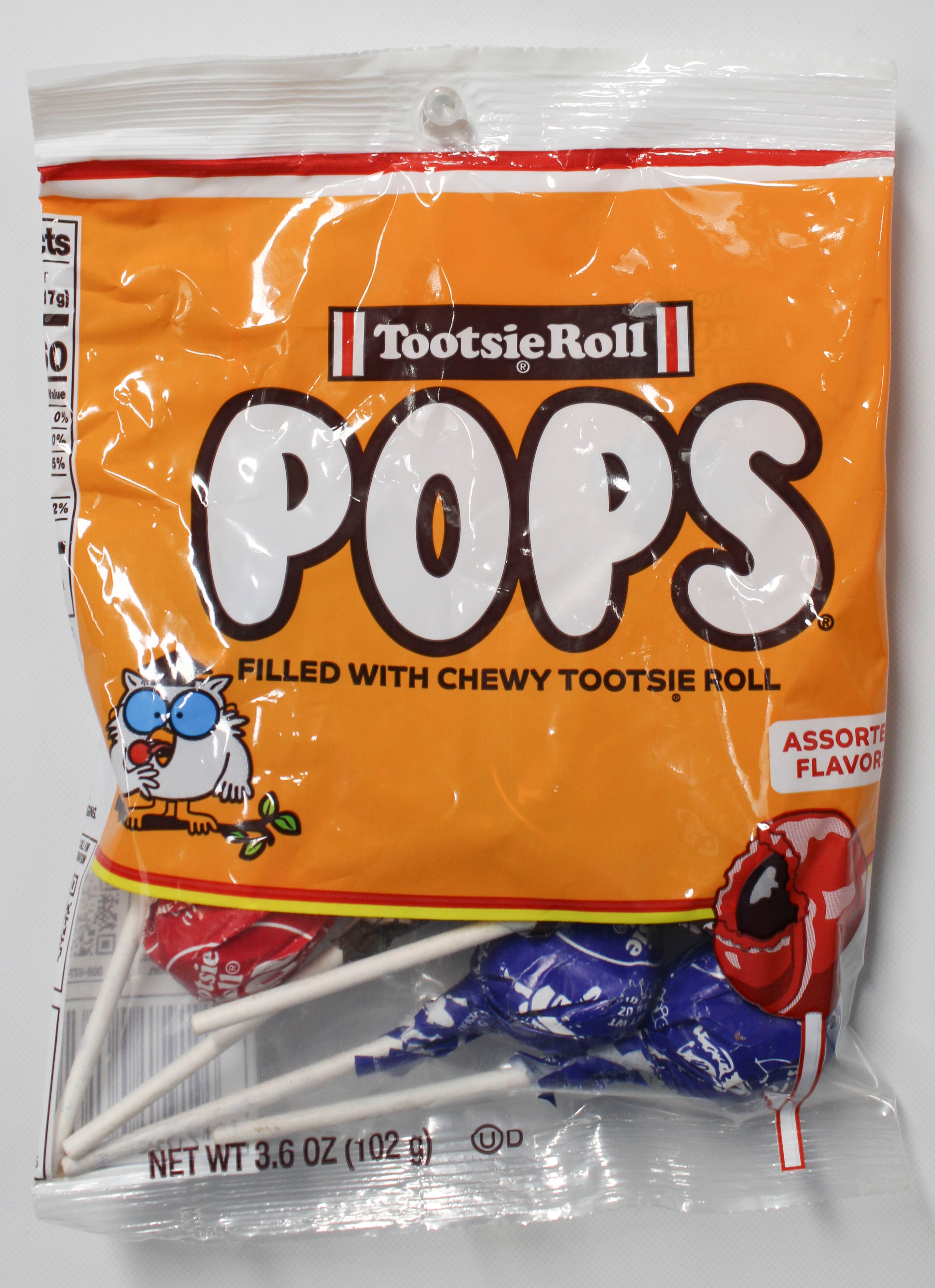 TOOTSIE POPS PEG BAG 3.6 Oz BB 1/11/27