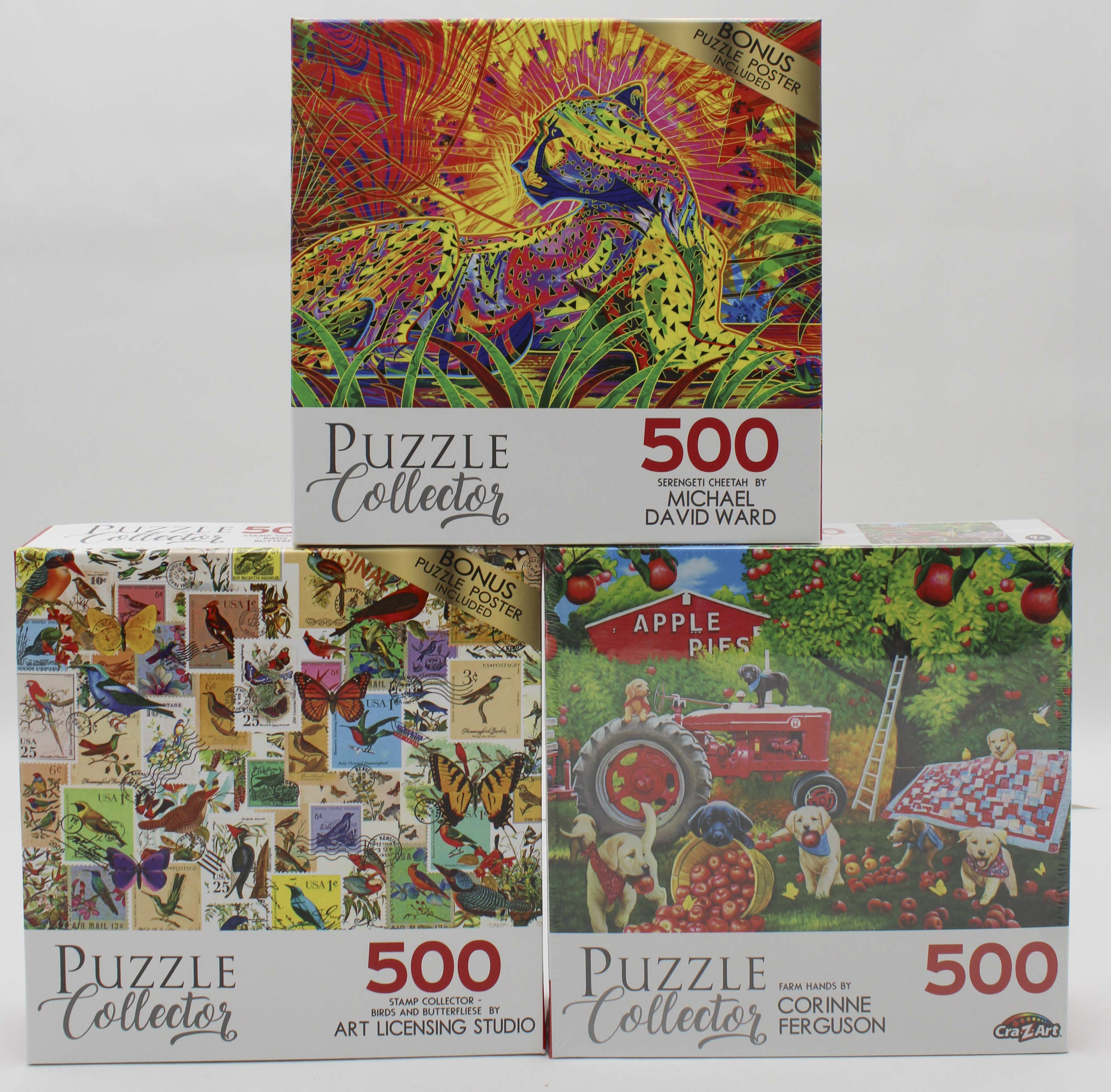 PUZZLE COLLECTOR 500PC ASST