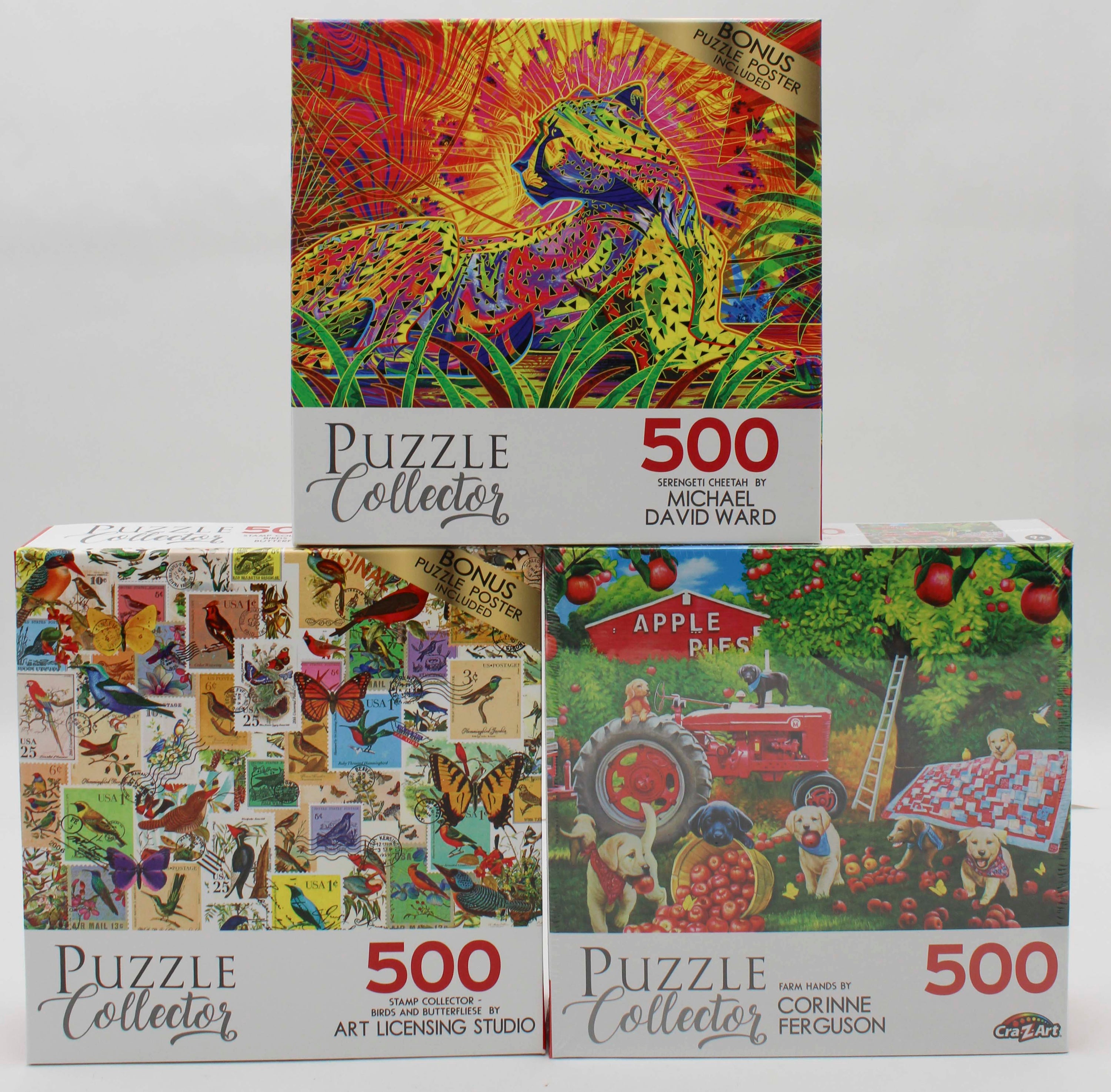 PUZZLE COLLECTOR 500PC ASST