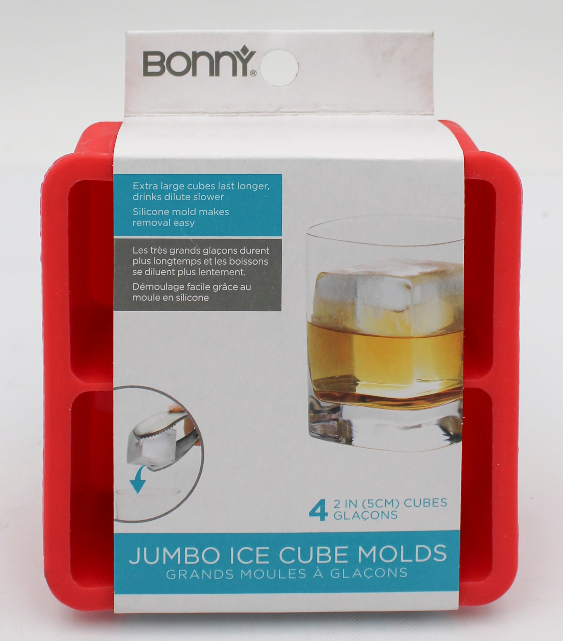 SP JUMBO ICE CUBE MOLDS 4-2IN CUBES