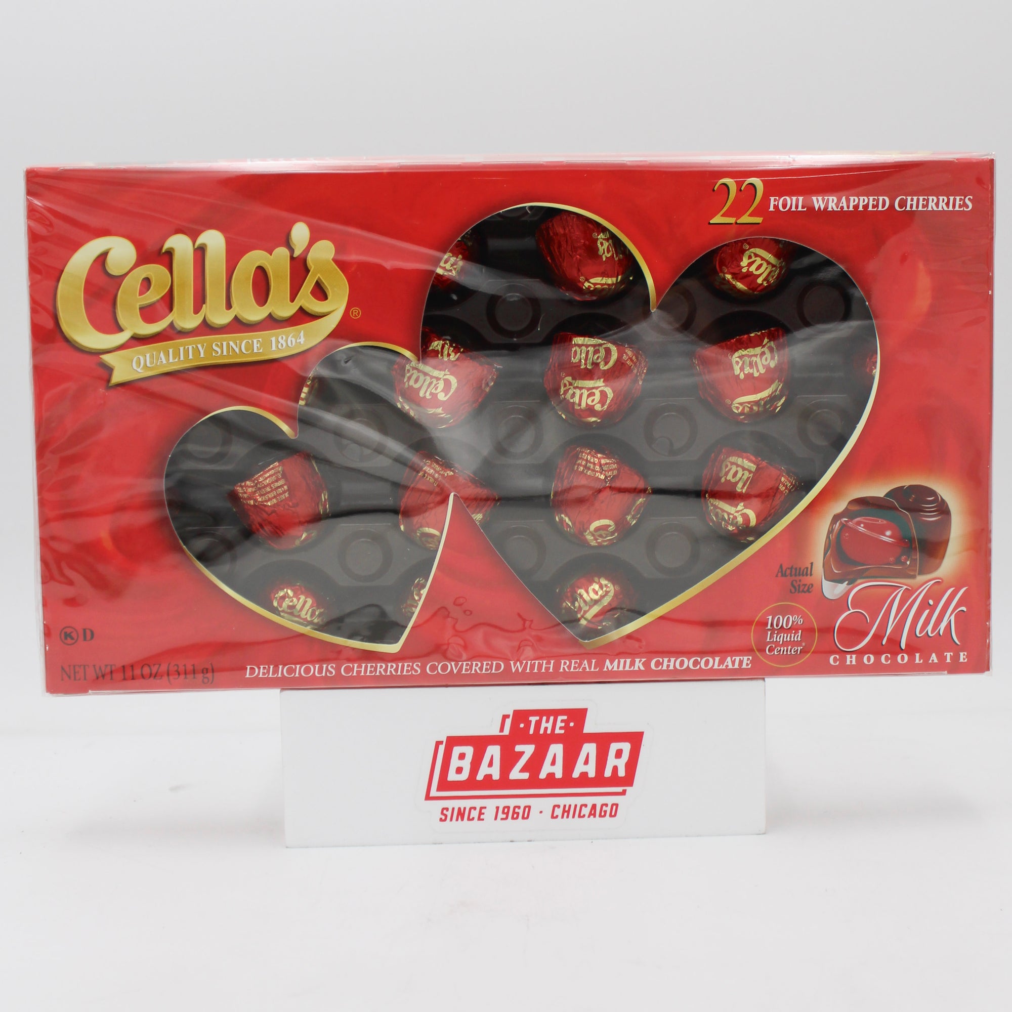 CELLAS MILK CHOCOLATE CHERRIES 11OZ 22CT BEST BY 10/25