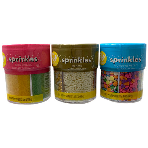 SP WILTON SPRINKLES 2.4OZ-4OZ ASST